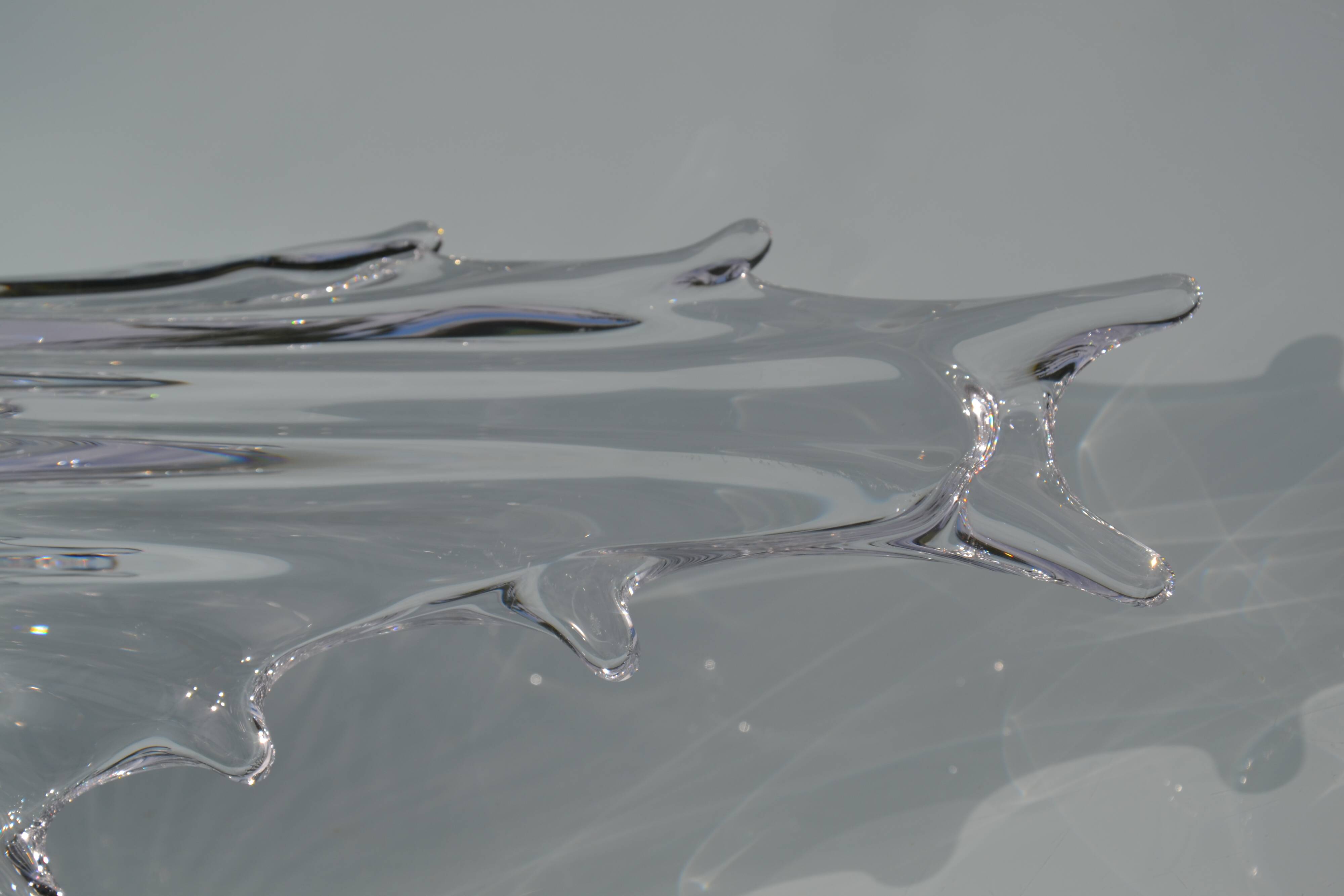 Centre de table, coupe en cristal