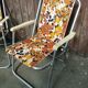 Paire de chaises vintage pliantes de camping