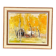 Original Swedish Oil on Canvas – "Houses and Trees in Autumn" by Pia H. Campbell