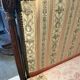 Antique Louis XVI style daybed in carved wood and patterned fabric