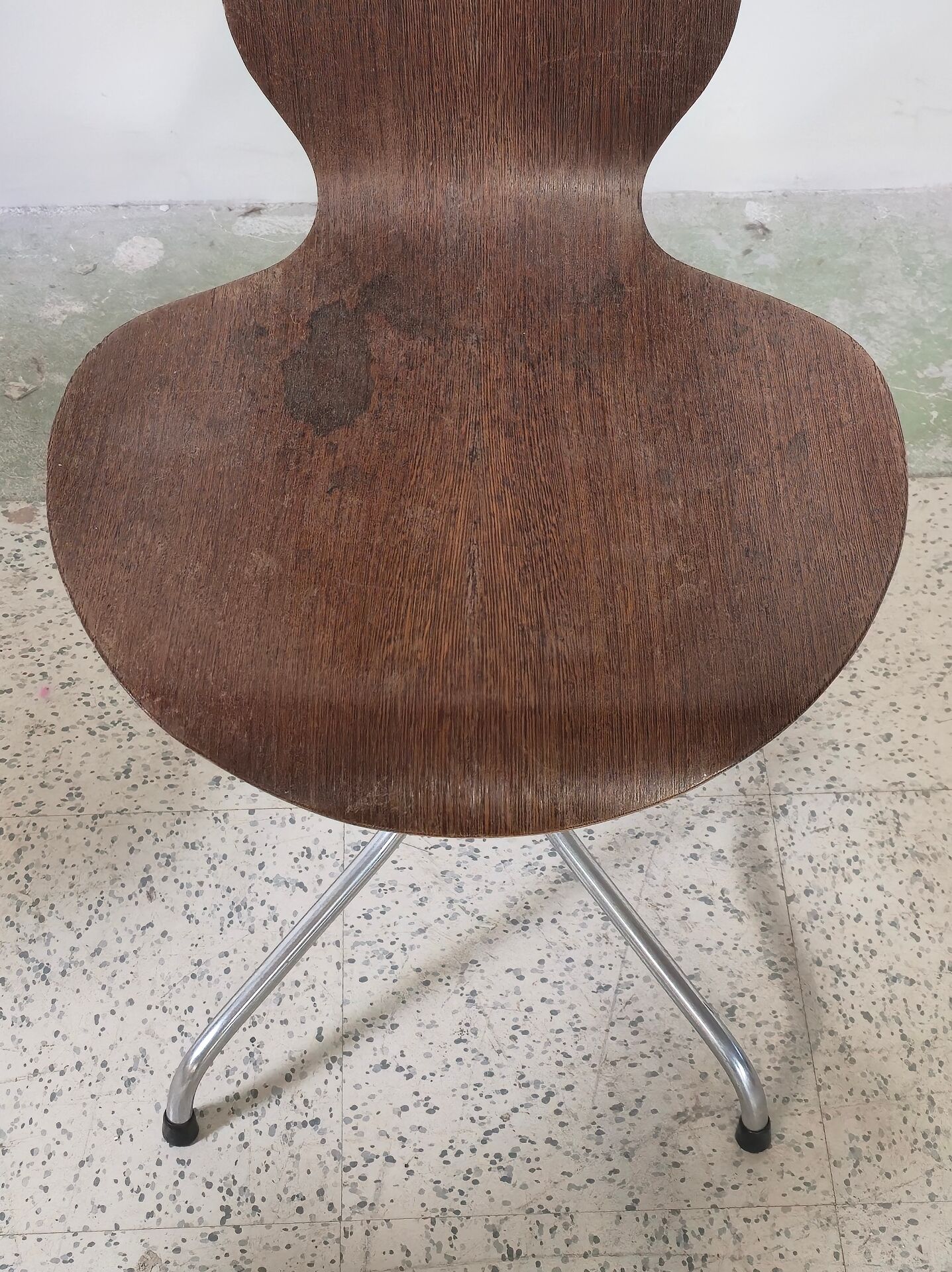 6 chaises M352 dites Lyre par Théo Häberli, Suisse vers 1968