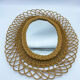 Rattan mirror