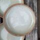 6 assiettes à dessert en grès