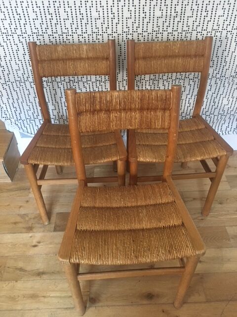 3 chairs 50s by Pierre Gautier-Delaye Weekend edition