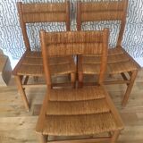 3 chairs 50s by Pierre Gautier-Delaye Weekend edition