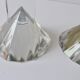 Set of 3 vintage de bohème crystal candlesticks