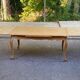 Large Louis XV dining table stripped in solid oak 1960 260cm