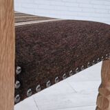 1970s, set 6 pcs of Danish dinning chairs, original very good condition, oak wood.