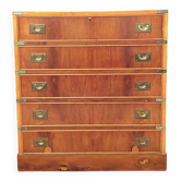 Campaign military chest of drawers and writing desk, Great Britain
