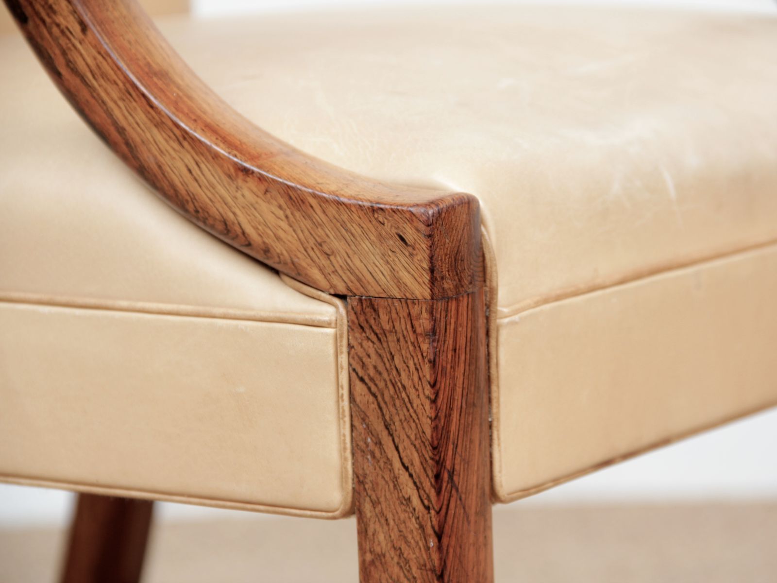 Fauteuil  par Ole Wanscher pour A.J. Iversen Iversen