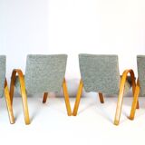 4 Steiner armchairs 1950