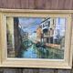 Oil painting on canvas A. Mariani Venice 1960