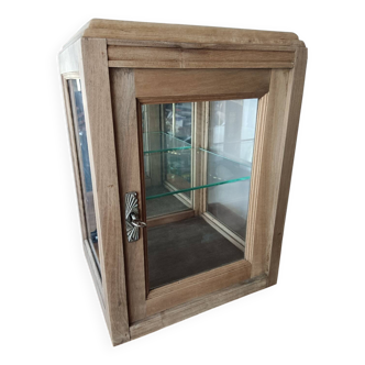 Vitrine en bois art déco