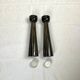 Pair of wooden candle holders