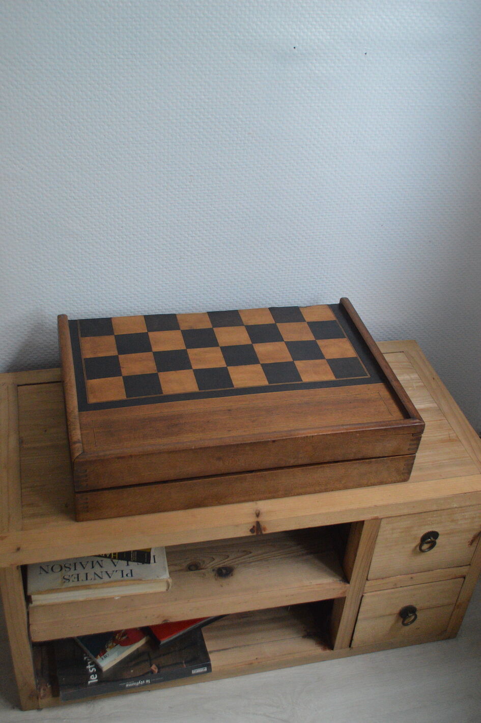 Vintage wooden chess