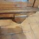 Antique two-body buffet in carved wood - marble top - very good condition