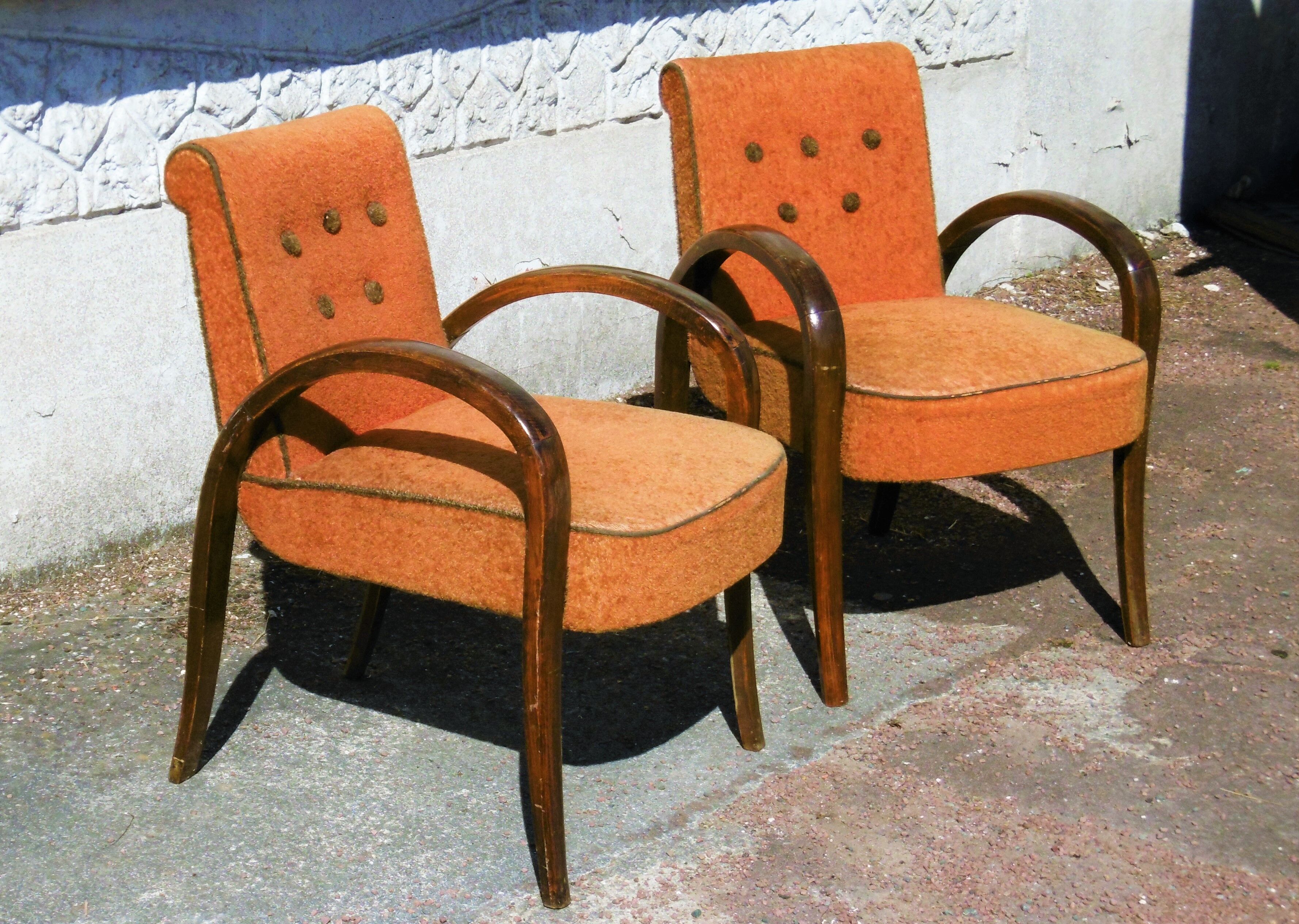 Bridge armchairs