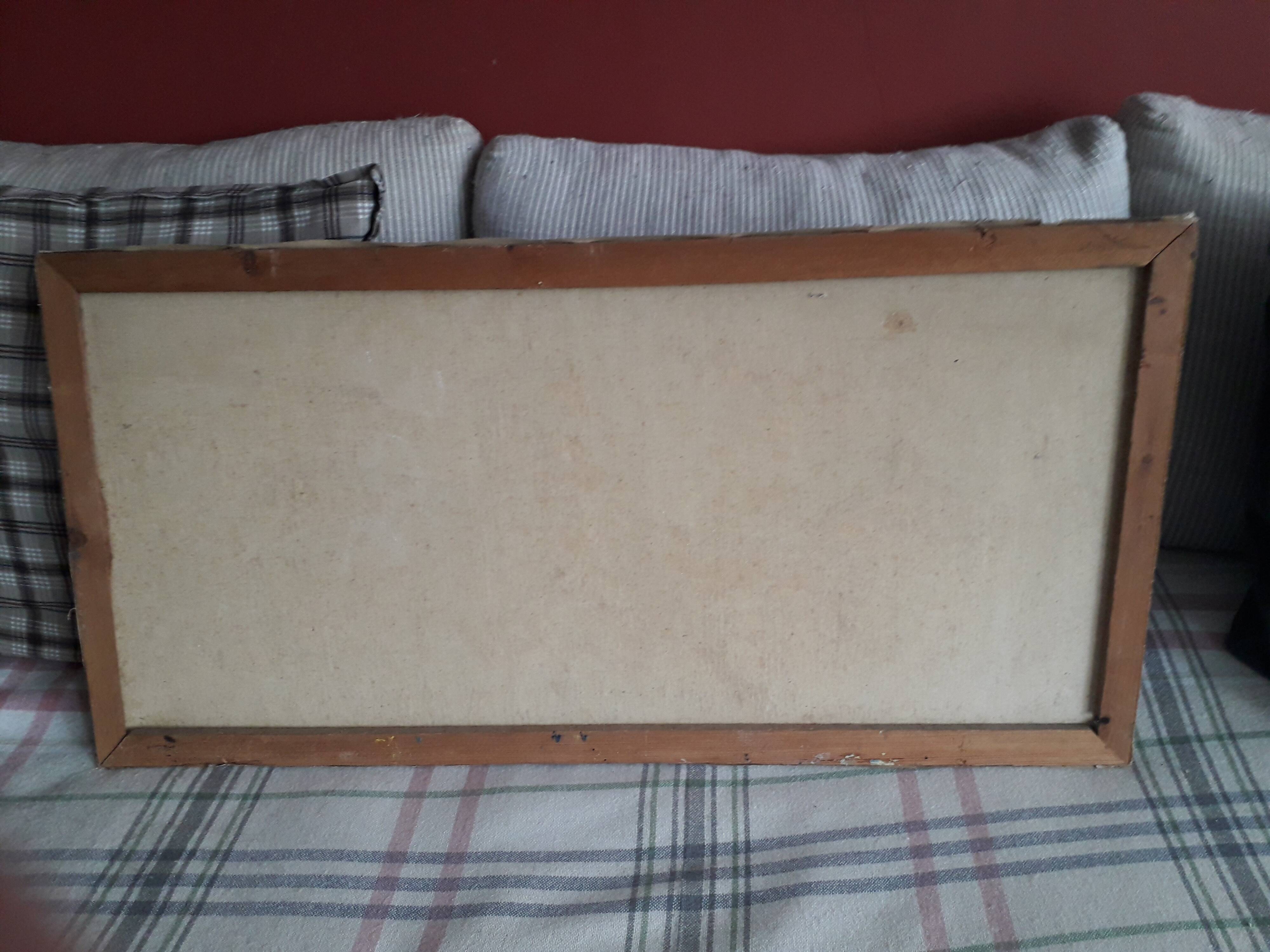 Antique Italian oil painting on canvas