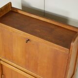 50s oak secretary