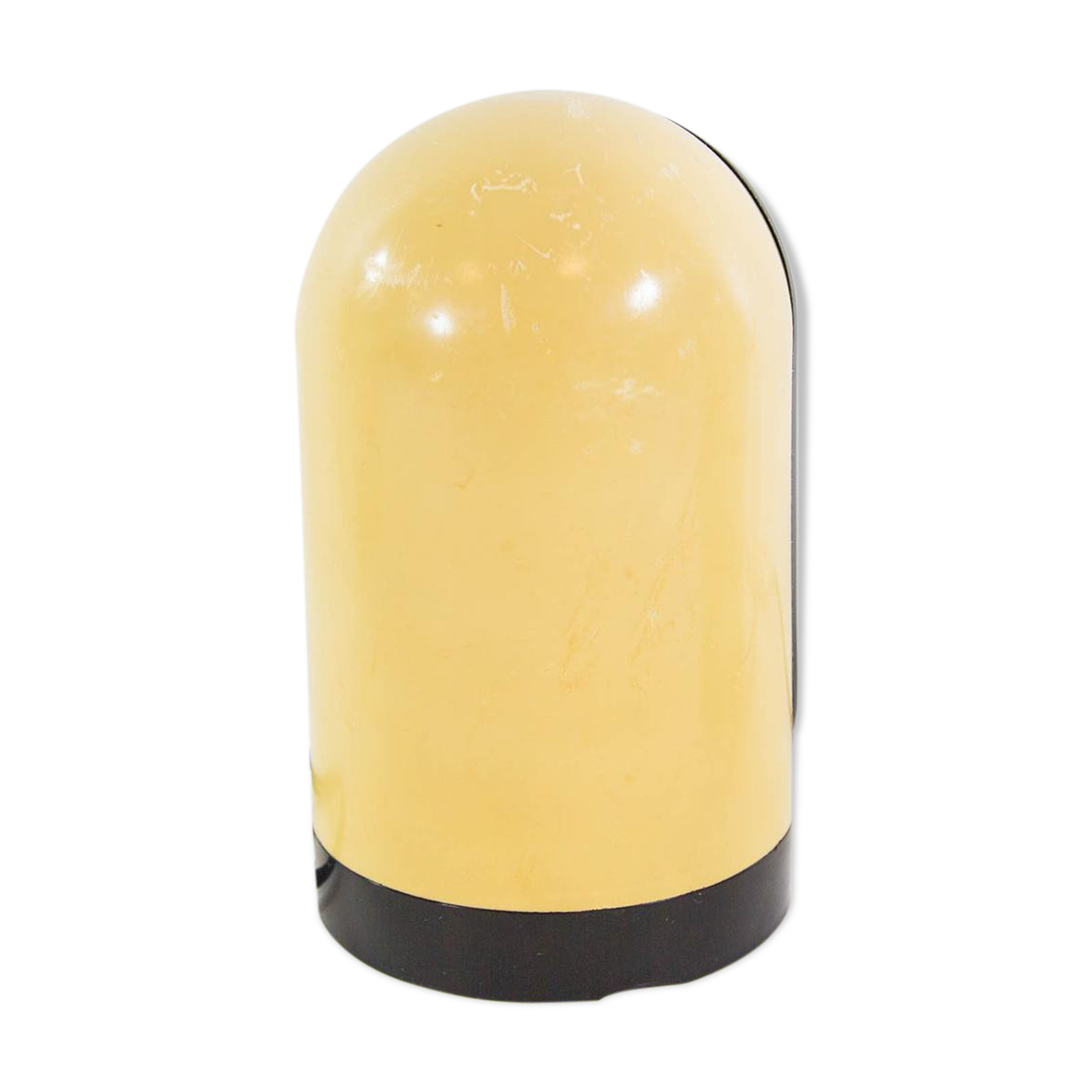 Table lamp and beige applique inside aluminum 70s