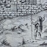 Antoine Lafrery, "Speculun Romanae Magnificen", set of 6 engravings, XVIth