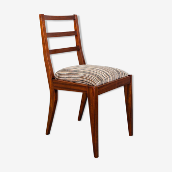 Modern vintage 1950s vintage corduroy mahogany chair