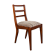 Modern vintage 1950s vintage corduroy mahogany chair