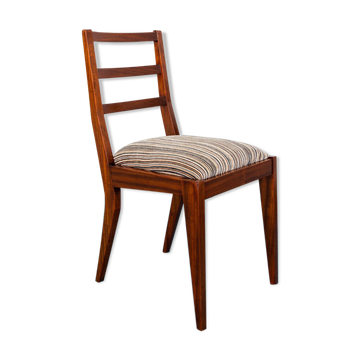 Modern vintage 1950s vintage corduroy mahogany chair
