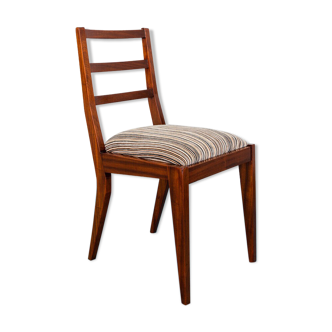 Modern vintage 1950s vintage corduroy mahogany chair