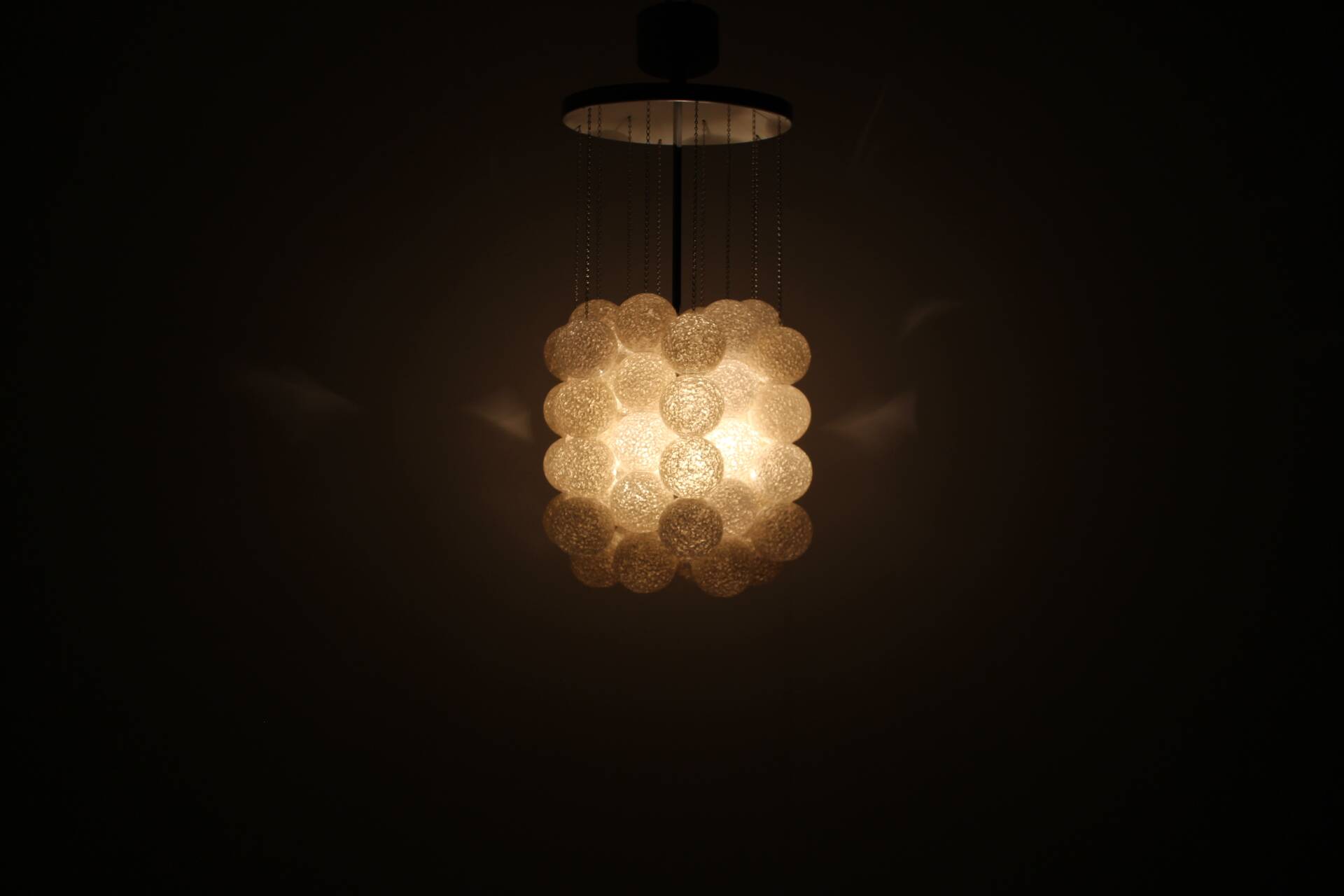 1970s Napako “Bubble” Pendant Lamp, Czechoslovakia