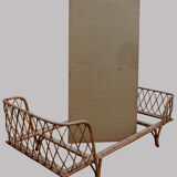 Rattan bed