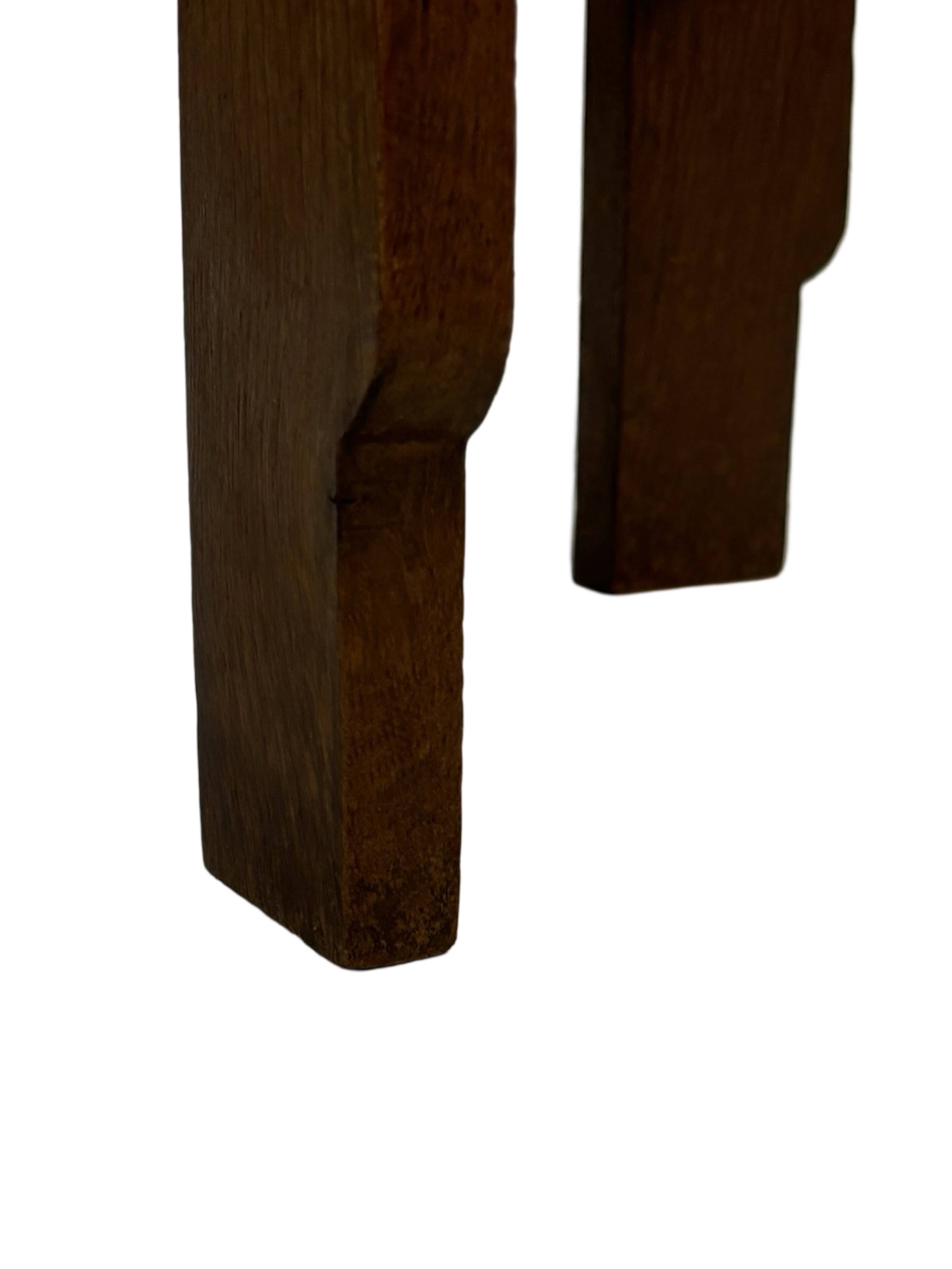 Art Deco plant table side table Oak 1950s