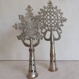 Croix de procession copte éthiopienne