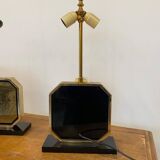 Pair of brass and gold-plated lamps by George Mathias, 1970