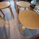 5 Frosta stools, vintage Ikea