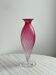 Crystal vase, Pink vase from Cristallerie du Val Saint Lambert.