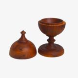 Turned wooden box
