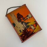 Orientalist triptych barber mirror 1920