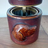 Longchamps leather cigarette box