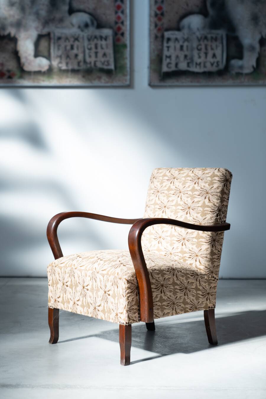 Set of Two Art Deco Armchairs – 1940s/1950s