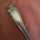 Art deco sugar tongs in silver metal