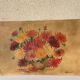 Painting the bouquet of vintage dahlias signed Blanchard