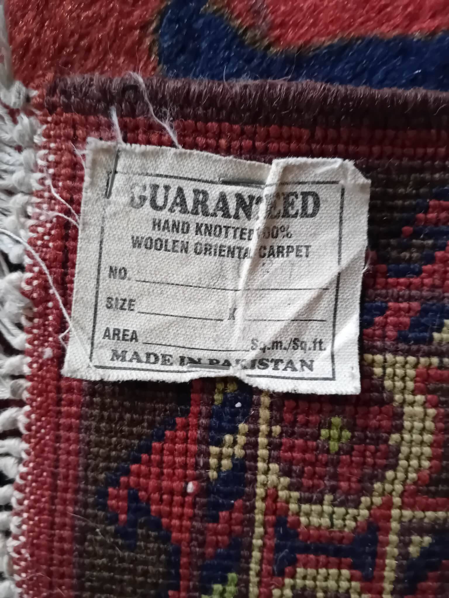 Handmade Pakistani Kazak rug 280x200cm