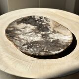 Very large pocket or dish in petrified wood