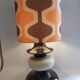 Large ceramic lamp, Germany, 1970s.