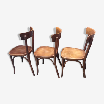 Set of 3 chairs bistro Fischel