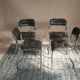 Lot de 4 chaises vintage