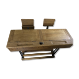 Decunsel school desk from the early 20th century, renovated and in very good condition