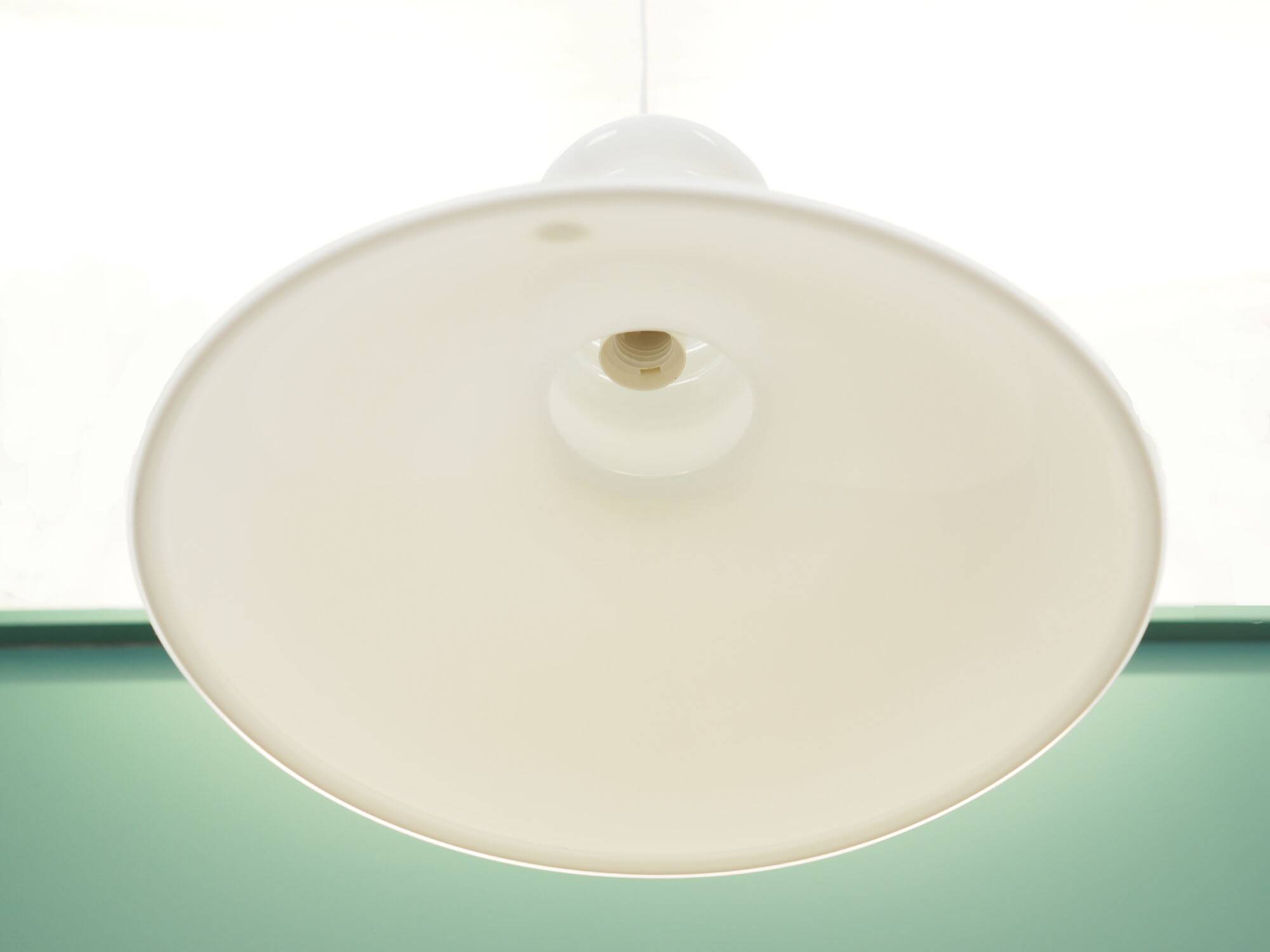 Lampe à suspension, design danois, années 1970, production : Holmegaard