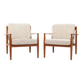 Pair of Easychairs, Model 118 by Grete Jalk 1962